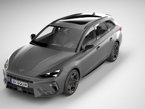 Cupra Leon Sportstourer 2025 3D Model