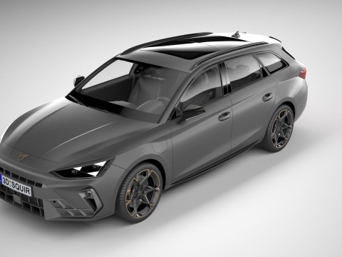 Cupra Leon Sportstourer 2025 3D 모델