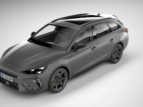 Cupra Leon Sportstourer 2025 3D Model