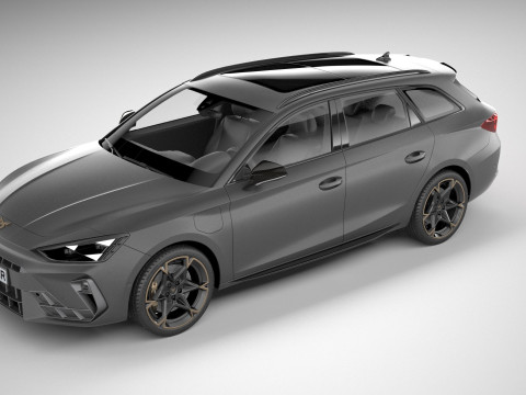Cupra Leon Sportstourer 2025 3D 모델