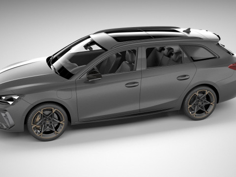 Cupra Leon Sportstourer 2025 3D 모델