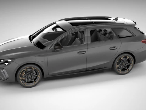 Cupra Leon Sportstourer 2025 3D Model