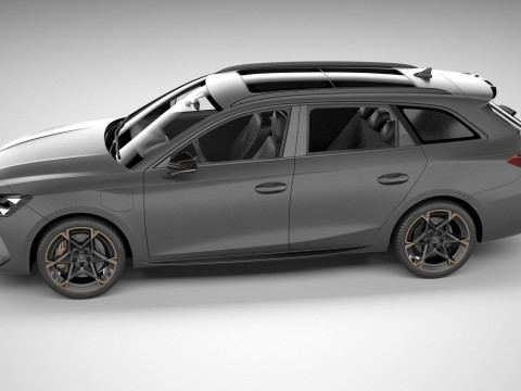 Cupra Leon Sportstourer 2025 3D 모델