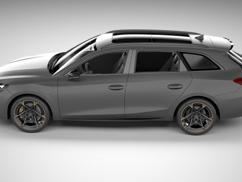 Cupra Leon Sportstourer 2025 3D 모델