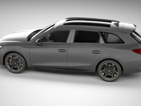 Cupra Leon Sportstourer 2025 3D 모델