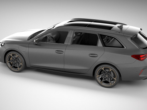 Cupra Leon Sportstourer 2025 3D 모델