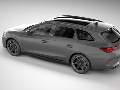 Cupra Leon Sportstourer 2025 3D 모델
