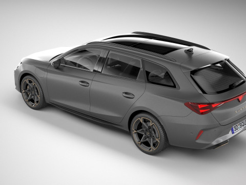 Cupra Leon Sportstourer 2025 3D 모델