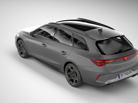 Cupra Leon Sportstourer 2025 3D 모델