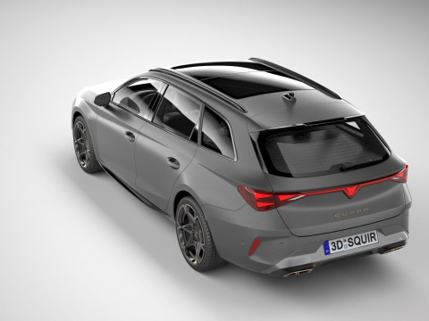 Cupra Leon Sportstourer 2025 3D 모델