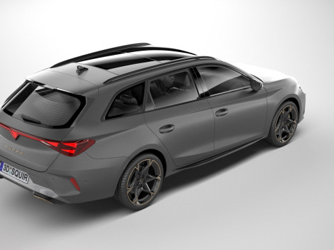 Cupra Leon Sportstourer 2025 3D 모델