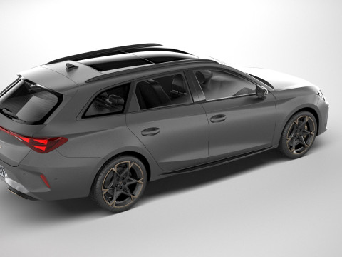 Cupra Leon Sportstourer 2025 3D 모델