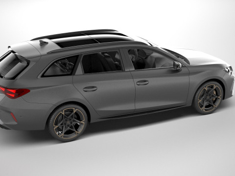 Cupra Leon Sportstourer 2025 3D 모델
