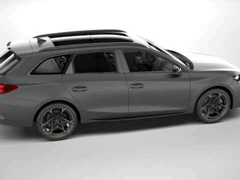 Cupra Leon Sportstourer 2025 3D 모델