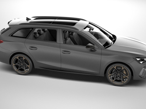 Cupra Leon Sportstourer 2025 3D 모델