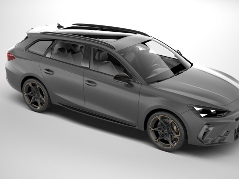 Cupra Leon Sportstourer 2025 3D 모델