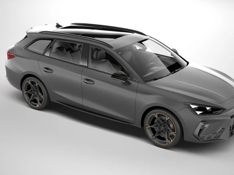 Cupra Leon Sportstourer 2025 3D Model