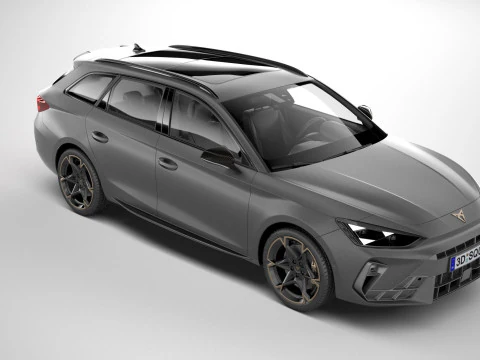 Cupra Leon Sportstourer 2025 3D Model
