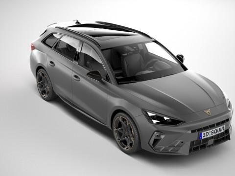 Cupra Leon Sportstourer 2025 3D 모델