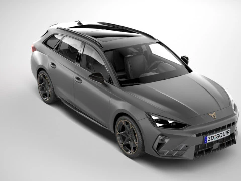 Cupra Leon Sportstourer 2025 3D Model
