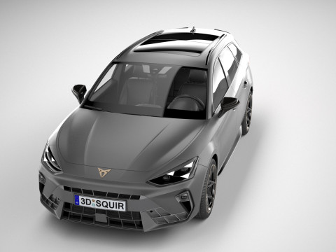 Cupra Leon Sportstourer 2025 3D 모델
