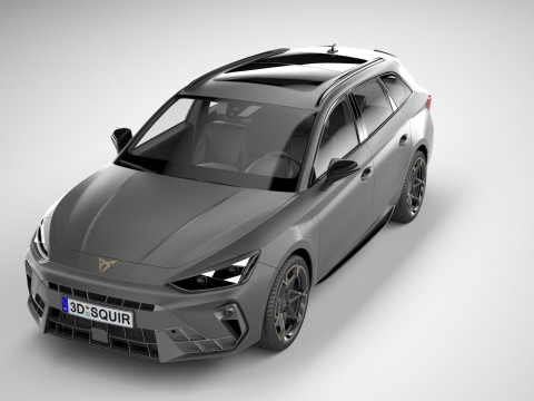 Cupra Leon Sportstourer 2025 3D 모델