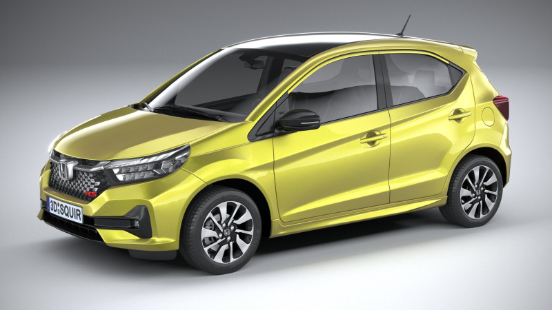 Honda Brio RS 2024 3D Модель .c4d .max .obj .3ds .fbx .stl .blend 