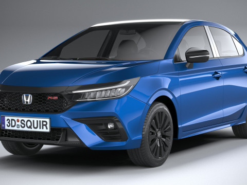 Honda City RS Hatchback 2024 3D Model