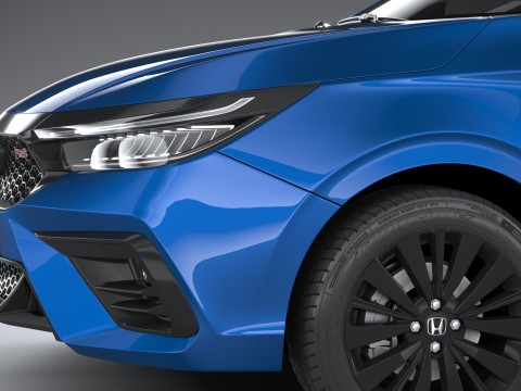 Honda City RS Hatchback 2024 3D Model