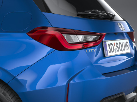 Honda City RS Hatchback 2024 3D Model
