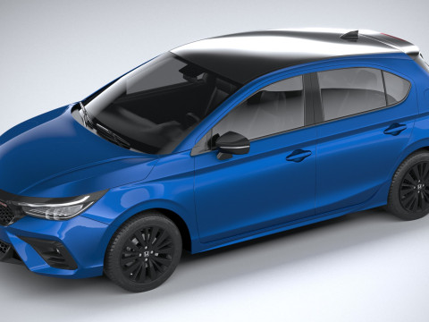 Honda City RS Hatchback 2024 3D Model