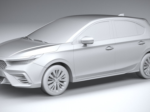 Honda City RS Hatchback 2024 3D Model