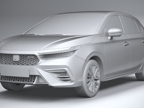 Honda City RS Hatchback 2024 3D Model