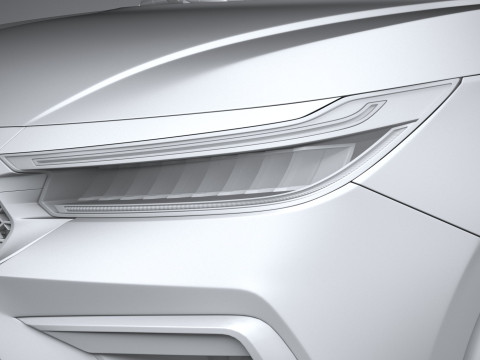Honda City RS Hatchback 2024 3D Model