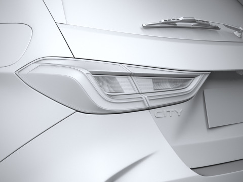 Honda City RS Hatchback 2024 3D Model