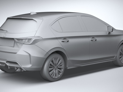 Honda City RS Hatchback 2024 3D Model