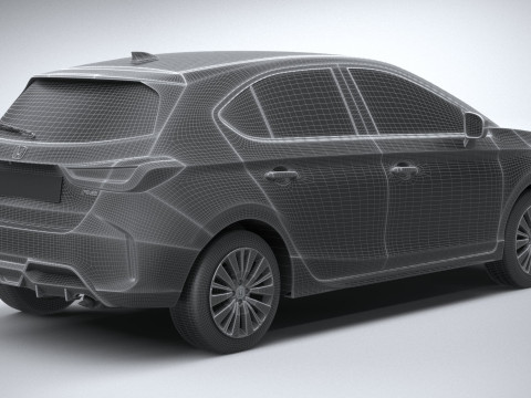 Honda City RS Hatchback 2024 3D Model