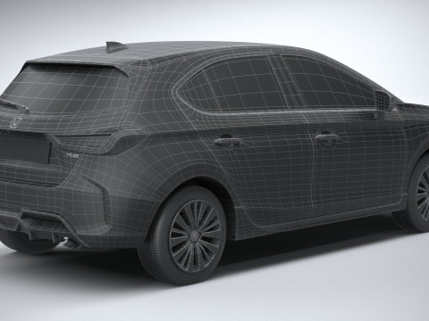 Honda City RS Hatchback 2024 3D Model