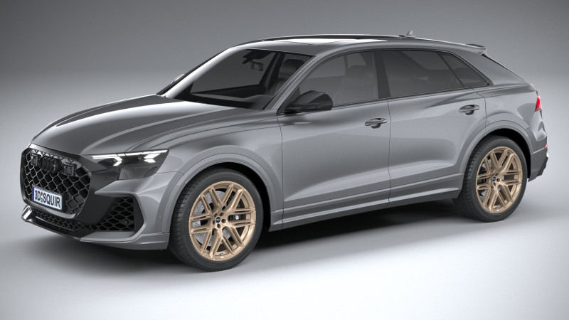 Audi RS Q8 2025 Modelo 3D .c4d .max .obj .3ds .fbx .stl .blend 