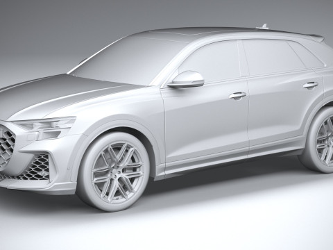 Audi RS Q8 2025 Modelo 3D
