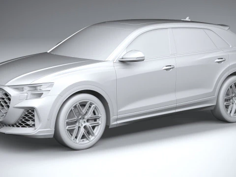 Audi RS Q8 2025 3D Model