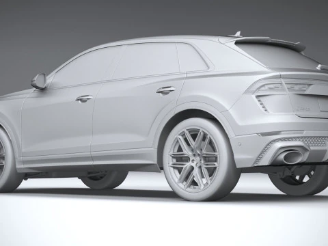 Audi RS Q8 2025 3D Model