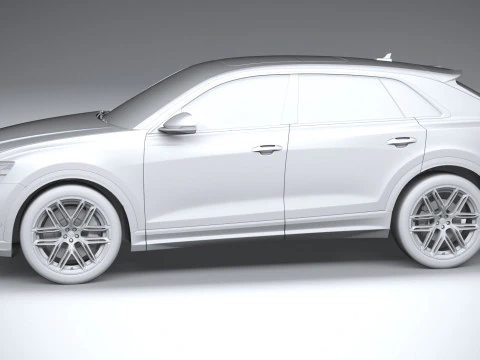 Audi RS Q8 2025 3D Model