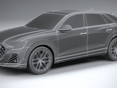Audi RS Q8 2025 Modelo 3D