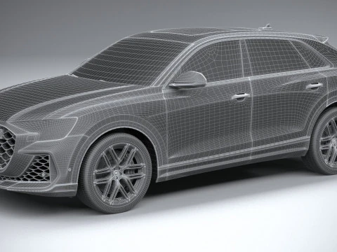 Audi RS Q8 2025 3D Model