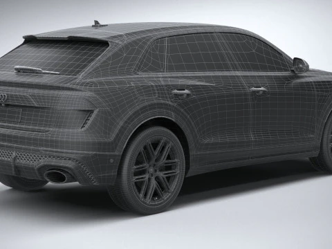 Audi RS Q8 2025 3D Model