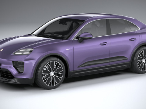 Porsche Macan 2025 3D 모델