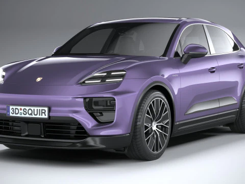 Porsche Macan 2025 3D Model