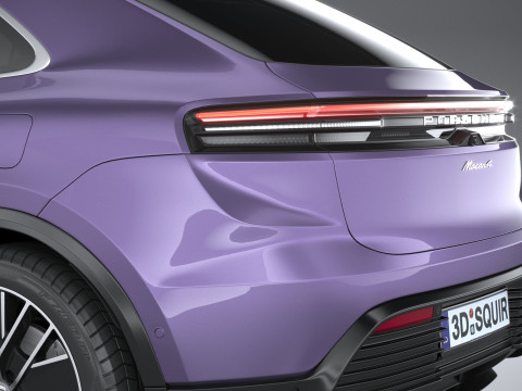Porsche Macan 2025 3D Model