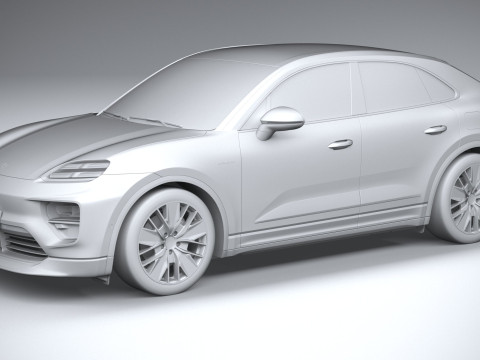 Porsche Macan 2025 3D Model
